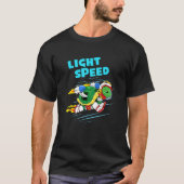 Lichte snelheid Schildpad Raket Reptiel Jetpack To T-shirt (Voorkant)