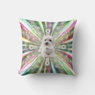 Lichte snelheid Westie Terrier Hond Kussen