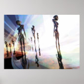 Lichte splitters - surrealistisch poster (Voorkant)