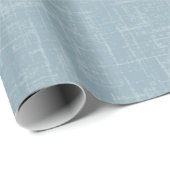 Lichte stenen blauwe linnen cadeaupapier (Rol Hoek)
