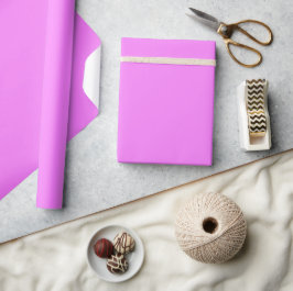 Lichte, stevige magenta, helder roze cadeaupapier
