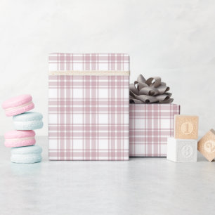 Lichte stoffige Roos wikkelpatroon rol Cadeaupapier
