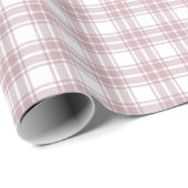Lichte stoffige Roos wikkelpatroon rol Cadeaupapier (Rol Hoek)