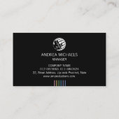 Lichte straal Professionele Moderne Chic Visitekaartje (Achterkant)