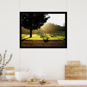 Lichte stralen 2 poster (Keuken)