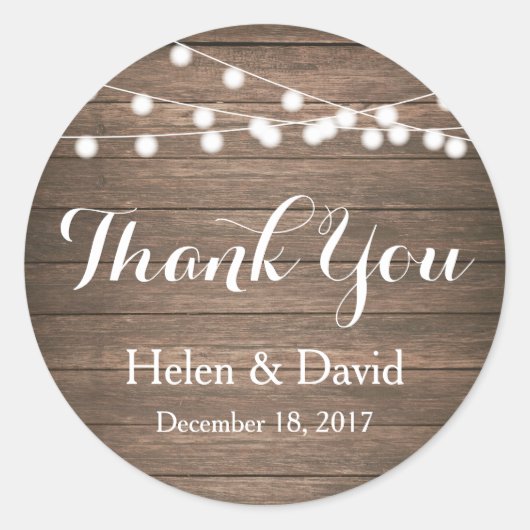 Lichte stralen Dank je dat je voor de tovenaars tr Ronde Sticker (Voorkant)