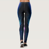 Lichte strepen design leggings (Achterkant)