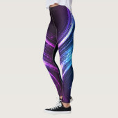 Lichte strepen design leggings (Links)