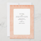 Lichte Terracotta Katholieke Huwelijksmis Trouwdag Kaart (Achterkant)