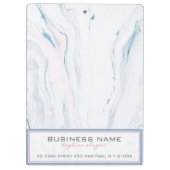 Lichte tinten marmeren steen naadloos patroon klembord (Achterkant)