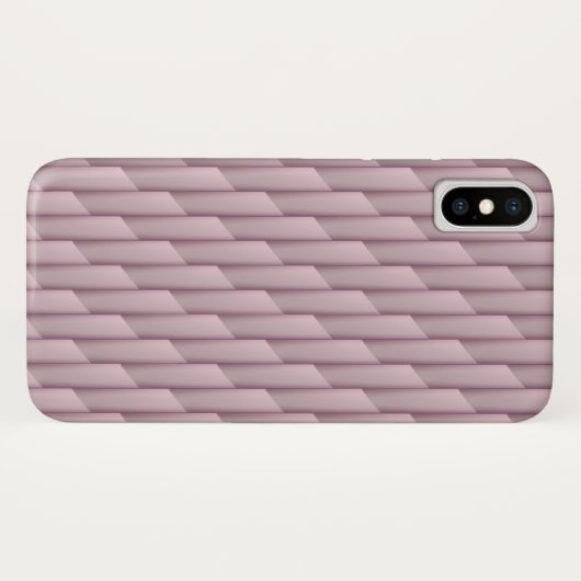 Lichte tinten van Paarse geometrische Abstracte st Case-Mate iPhone Case (Achterkant (horizontaal))