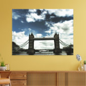 Lichte Trippy : London Bridge (UK) Verenigd Konink Canvas Afdruk (Insitu (Woonkamer))