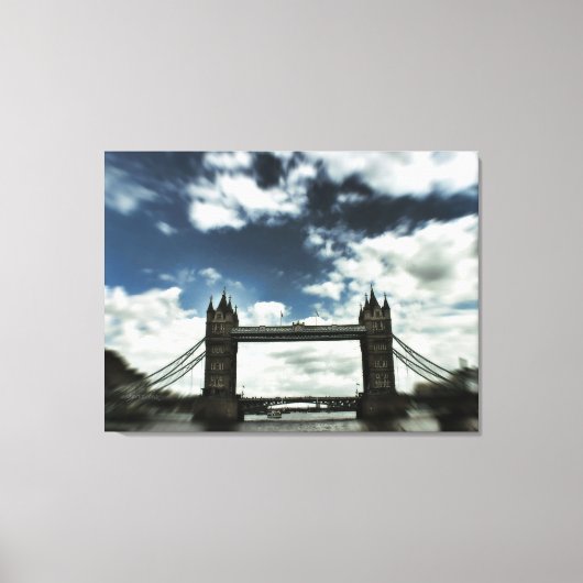 Lichte Trippy : London Bridge (UK) Verenigd Konink Canvas Afdruk (Voorkant)