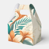 Lichte tropische iriscentie bedankdoosjes (Voorkant Zijde)