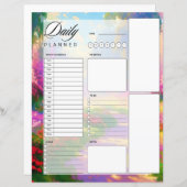 Lichte tuin dagelijkse planner (Voorkant / Achterkant)