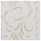 Lichte vanille en beige wervelingen stof (Close Up)