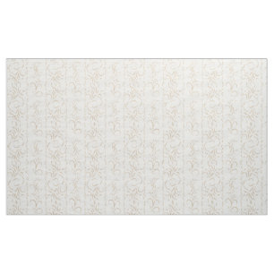 Lichte vanille en beige wervelingen stof