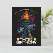 Lichte verjaardag van Liberty Kaart (Staand voorkant)