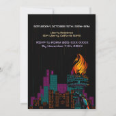 Lichte verjaardag van Liberty Kaart (Achterkant)