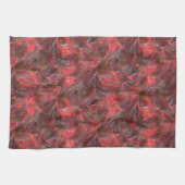 Lichte verlichting in textuur, gebrand met rode wa theedoek (Horizontaal)