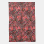 Lichte verlichting in textuur, gebrand met rode wa theedoek (Verticaal)