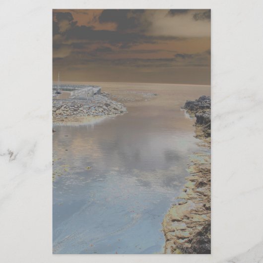 Lichte vestiging in Cascais, Portugal Briefpapier (Voorkant)