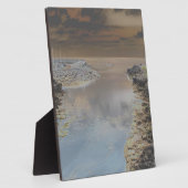 Lichte vestiging in Cascais, Portugal Fotoplaat (Zijkant)