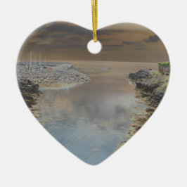 Lichte vestiging in Cascais, Portugal Keramisch Ornament