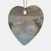 Lichte vestiging in Cascais, Portugal Keramisch Ornament (Links)