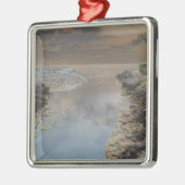 Lichte vestiging in Cascais, Portugal Metalen Ornament (Links)