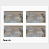 Lichte vestiging in Cascais, Portugal Rechthoekige Sticker (Vel)