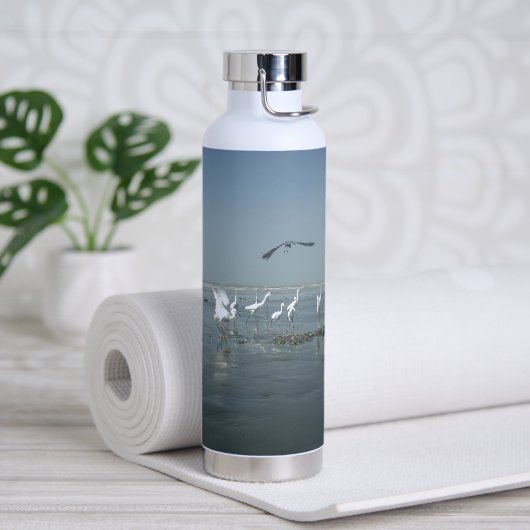 Lichte vetwatervogels waterfles (Yoga)