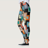 Lichte vierkantjes op donker leggings (Links)