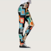 Lichte vierkantjes op donker leggings (Rechts)