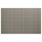 Lichte vierkantjes op donker stof (Yard (91,4 cm))