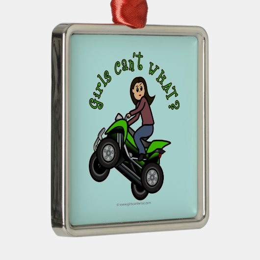 Lichte vierwieler metalen ornament (Rechts)