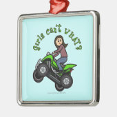 Lichte vierwieler metalen ornament (Links)