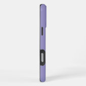 lichte violette monogram naam beginletters iPhone hoesje (Rechterkant)