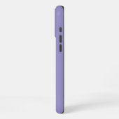 lichte violette monogram naam beginletters iPhone hoesje (Linkerkant)