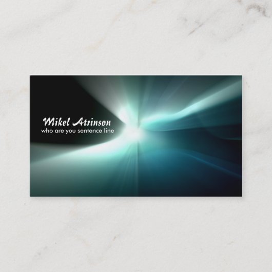 lichte visitekaartje (Voorkant)