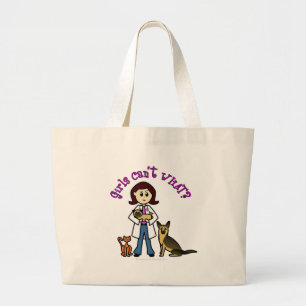 Lichte Vrouw Grote Tote Bag