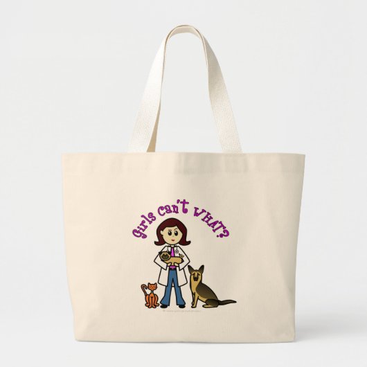 Lichte Vrouw Grote Tote Bag (Voorkant)