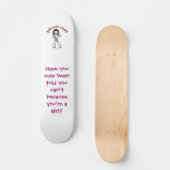 Lichte vrouwelijke krijgskunst skateboard (Voorkant)