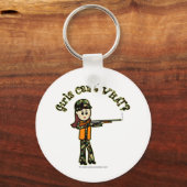 Lichte vrouwen jagen sleutelhanger (Voorkant)