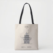 Lichte vuurtoren Duxbury Pier - Massachusetts - SB Tote Bag (Voorkant)