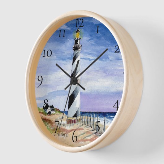 Lichte wandklok (Hoek)