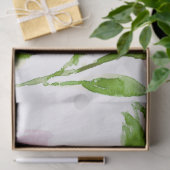 Lichte Waterverf Peony Bouquet Tissuepapier (Geschenk)