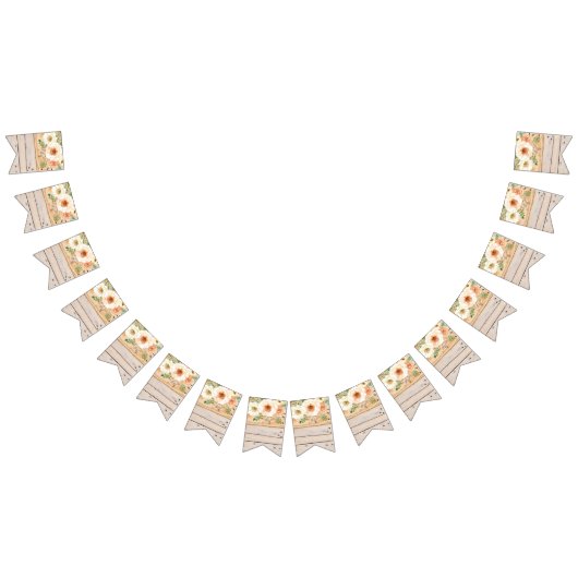 Lichte Waterverf van het Woodenpaneel Florentijns Vlaggetjes (Alle)