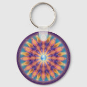 Lichte wiel wandklok sleutelhanger (Voorkant)