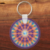 Lichte wiel wandklok sleutelhanger (Achterkant)